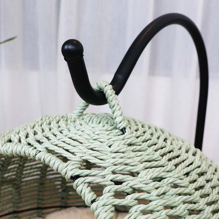 Comfortable hanging chair made of rattan Kalsten