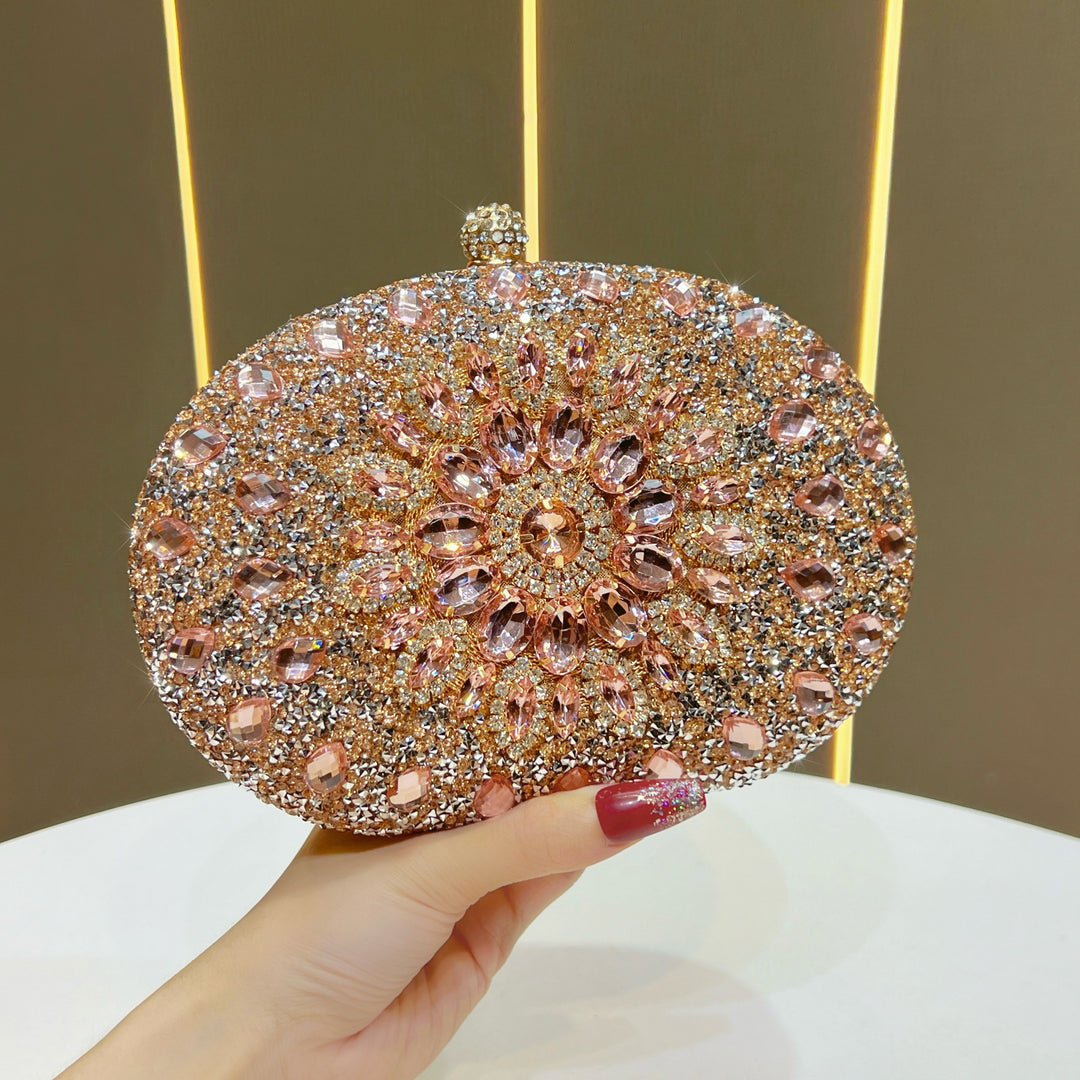 Ornate Crystal Evening Clutch