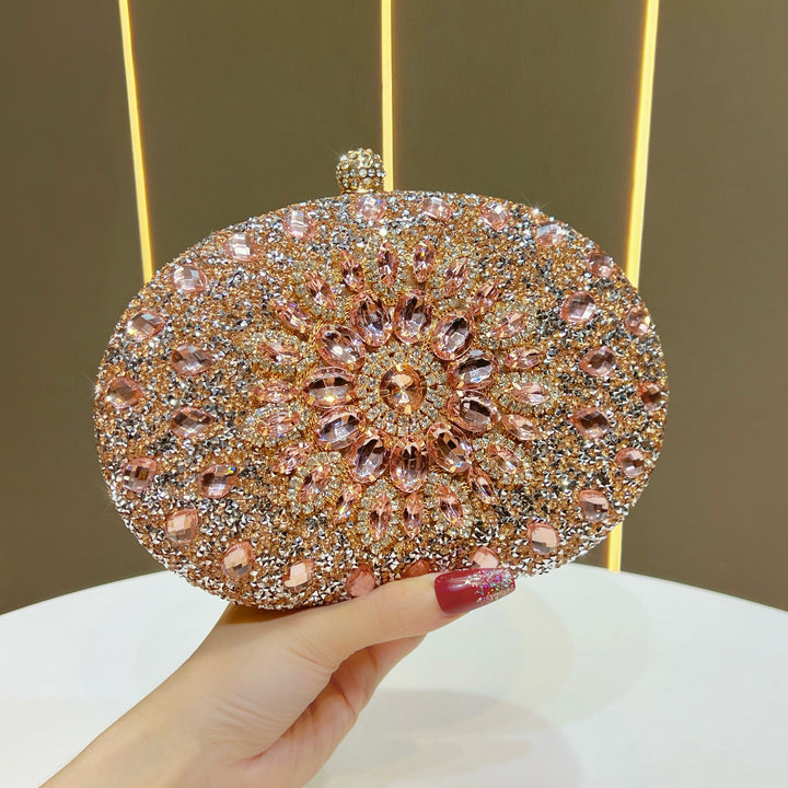 Ornate Crystal Evening Clutch