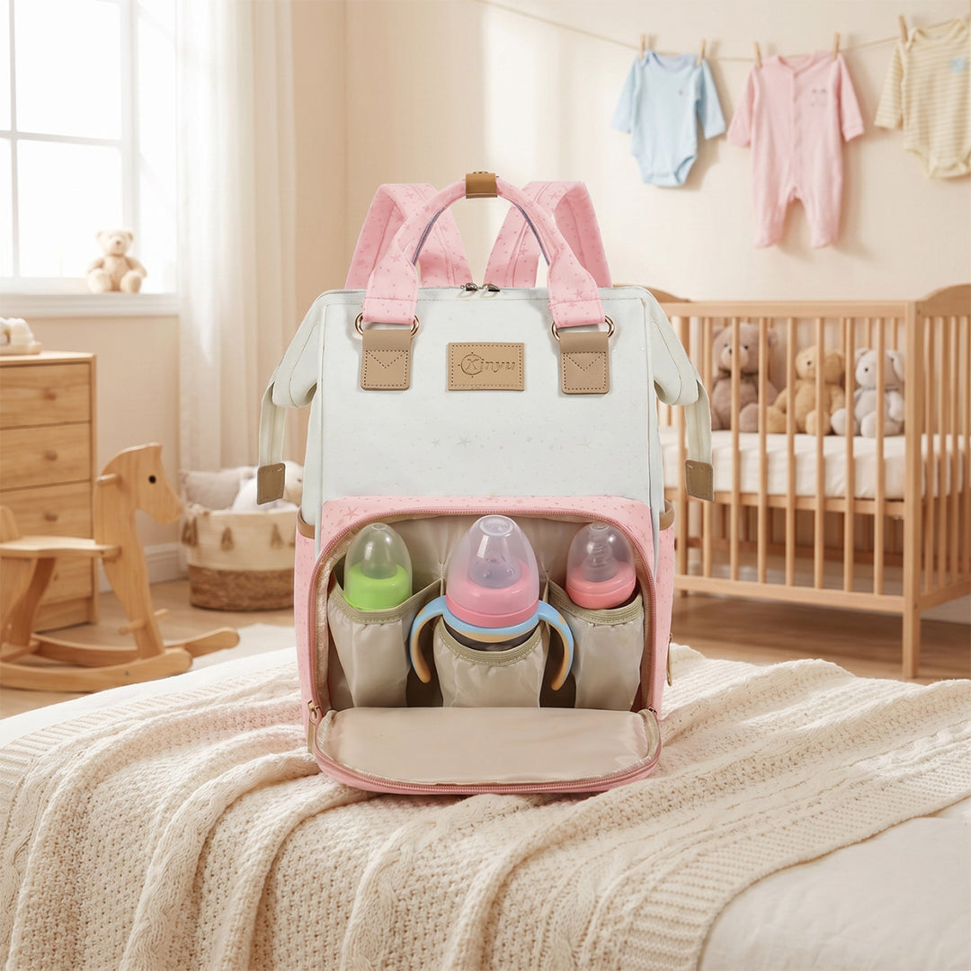 Star-Patterned Multi-Compartment Backpack Kalsten