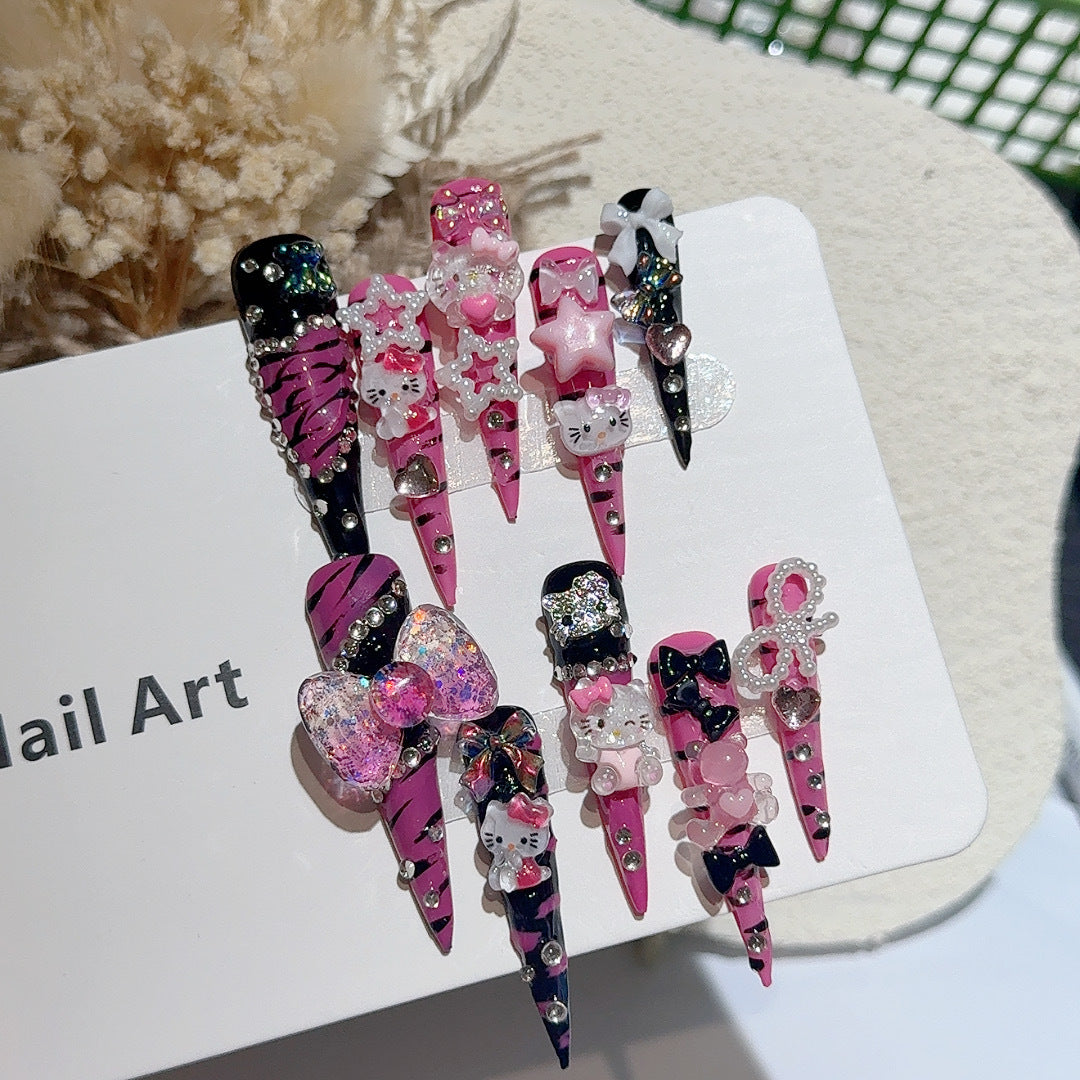 Decorative Press-On Nail Art Kit