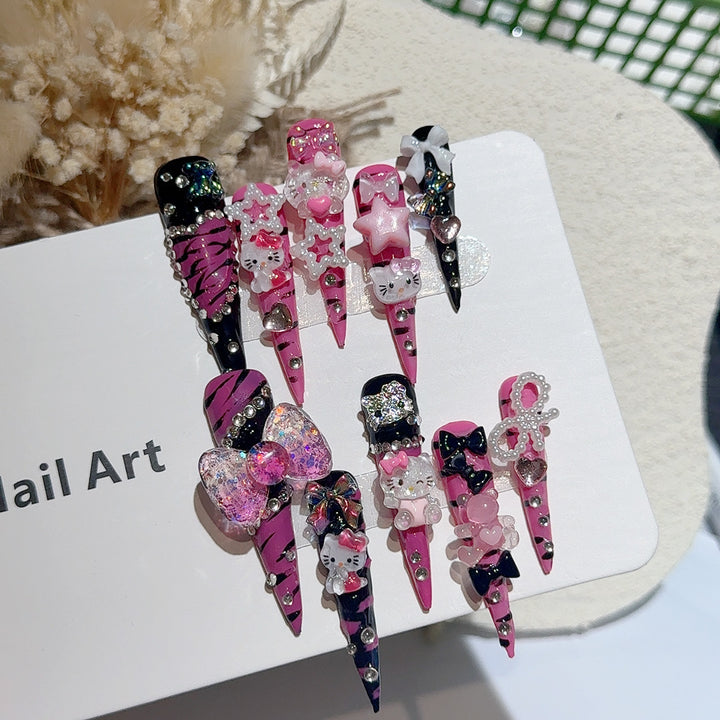Decorative Press-On Nail Art Kit