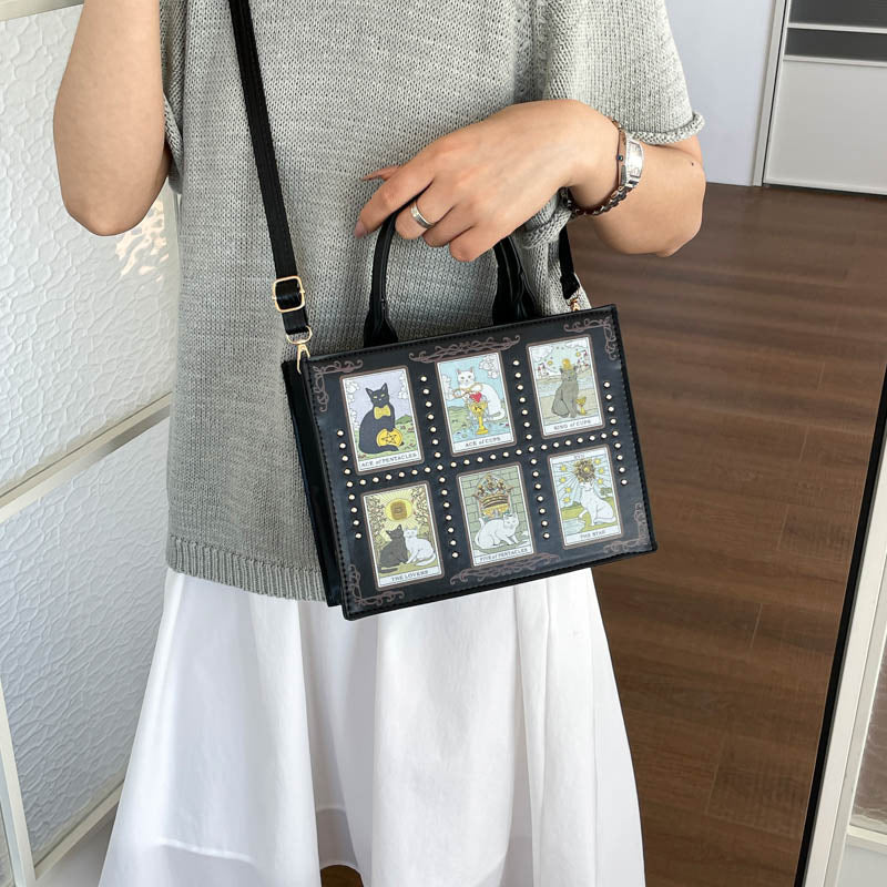 Cat-Themed Art Tote