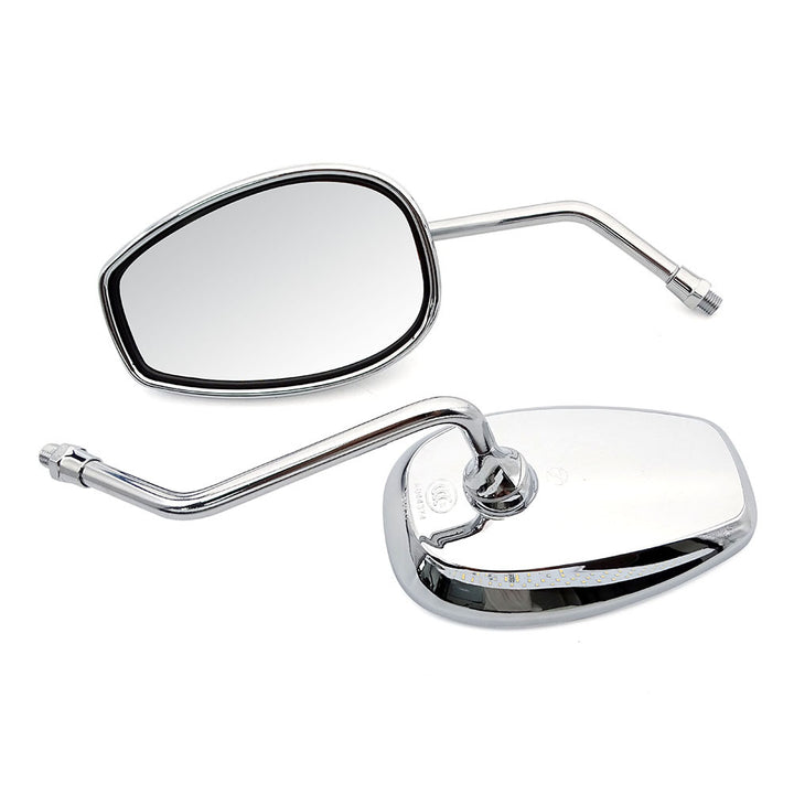 Motorcycle rearview mirror with adjustable arm and high-reflective surface Kalsten