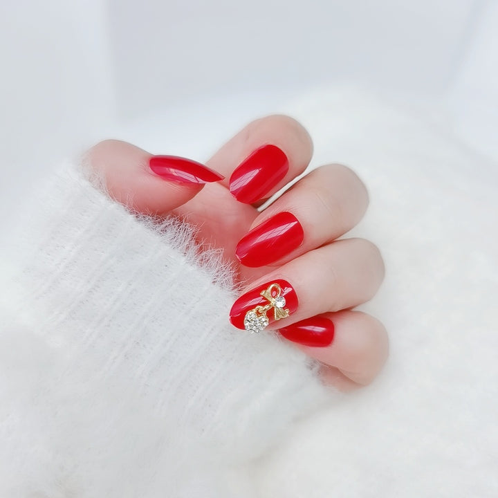 Elegant French Tip Press-On Nail Art