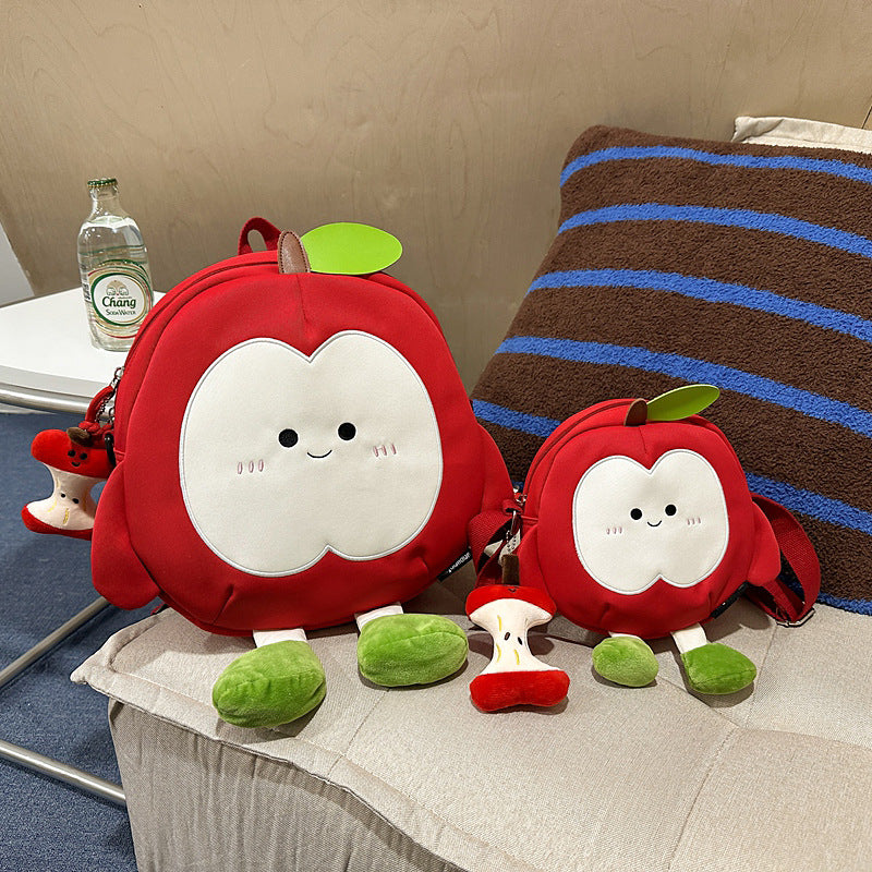 Cartoon Fruit-Themed Plush Backpack Kalsten