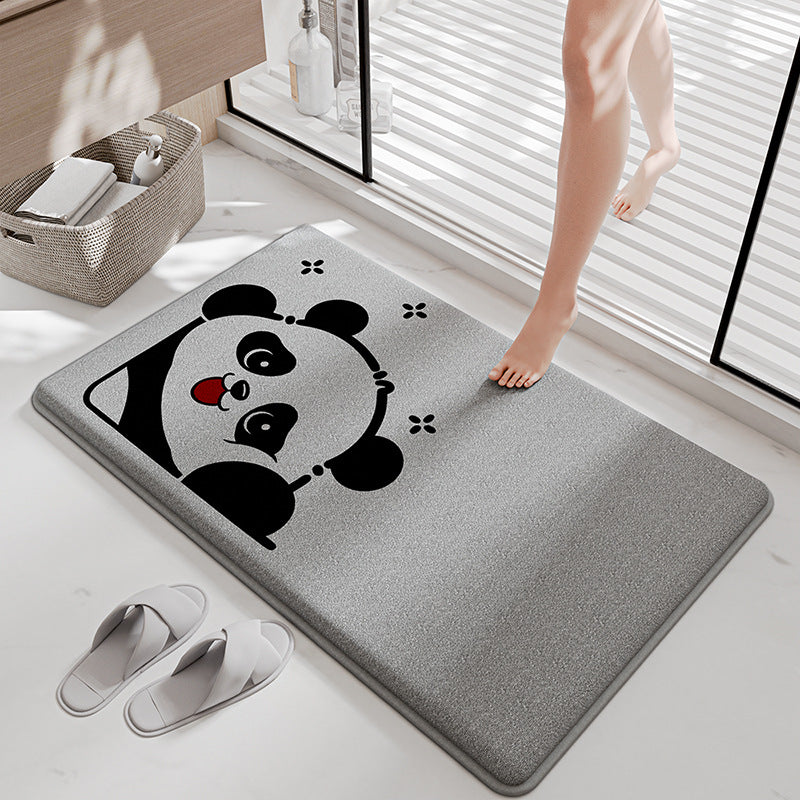 Funny Cartoon Bath Mat Kalsten