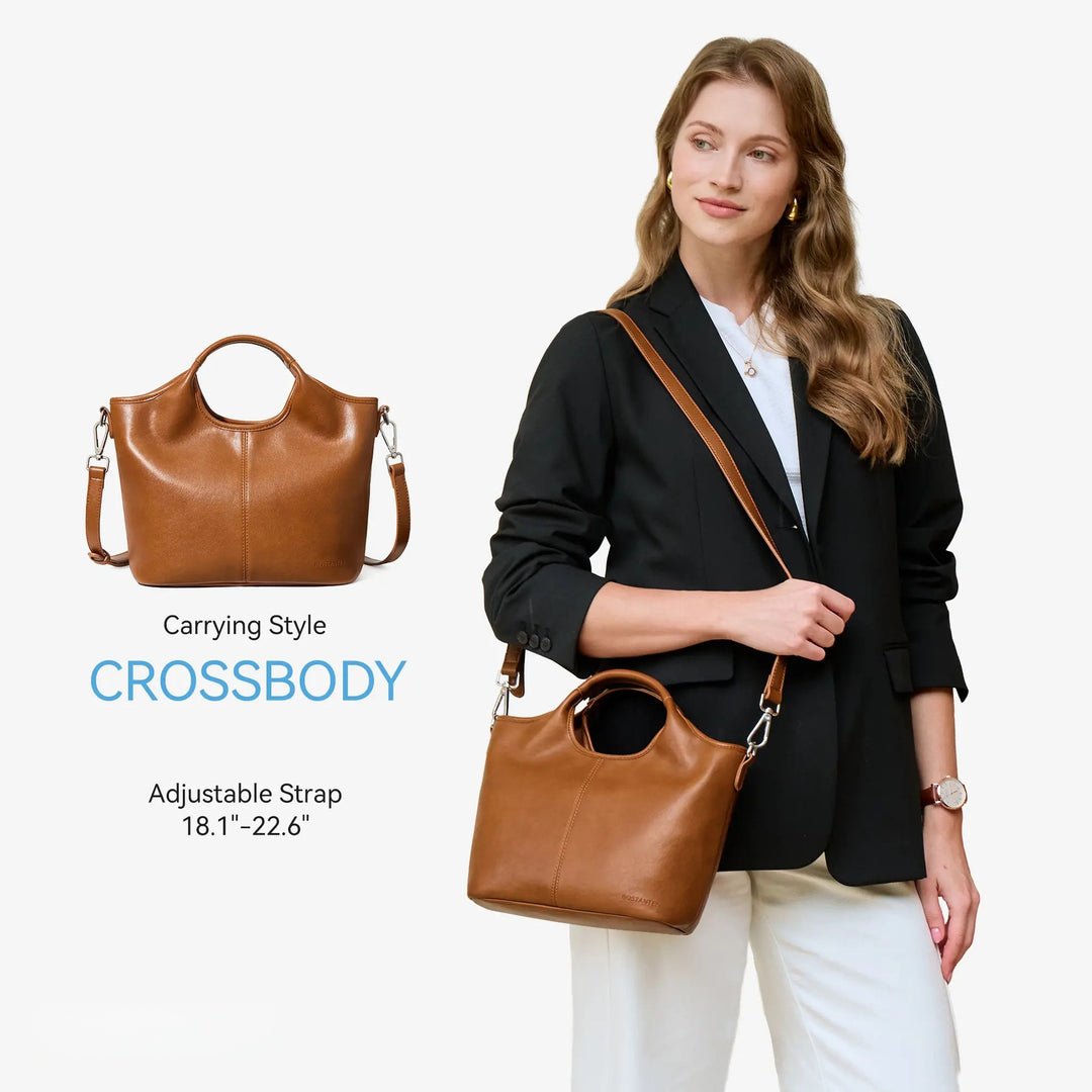 Handcrafted leather bag Kalsten