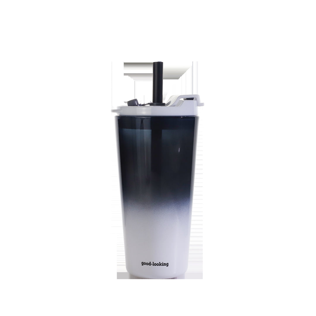Ladies Insulated Drinking Cup with Lid and Straw Kalsten