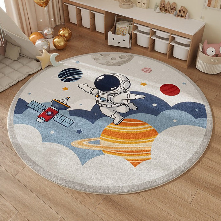 Alphabet-Themed Educational Area Rug for Kids