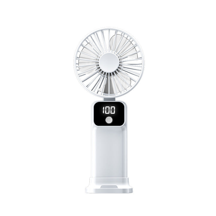 Unisex Rechargeable Digital Display Personal Cooling Fan Kalsten