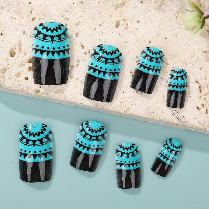 Creative ethnic style artistic nails Kalsten