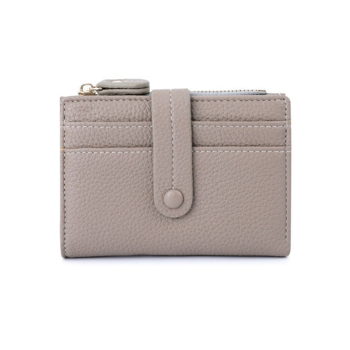 Textured Leather Zippered Card Pouch Kalsten
