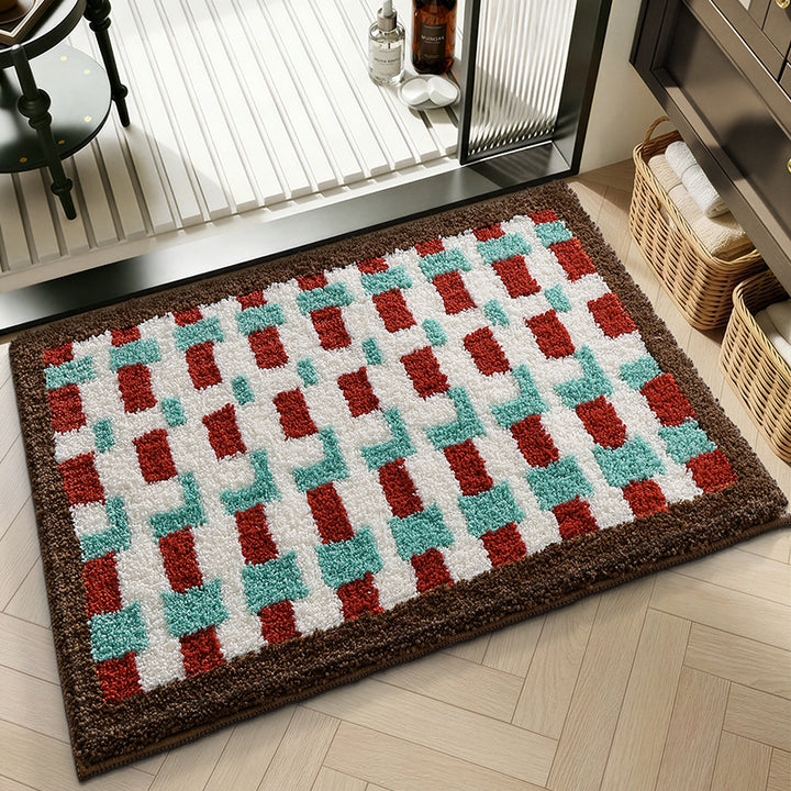Artistic Abstract Bath Mat Kalsten