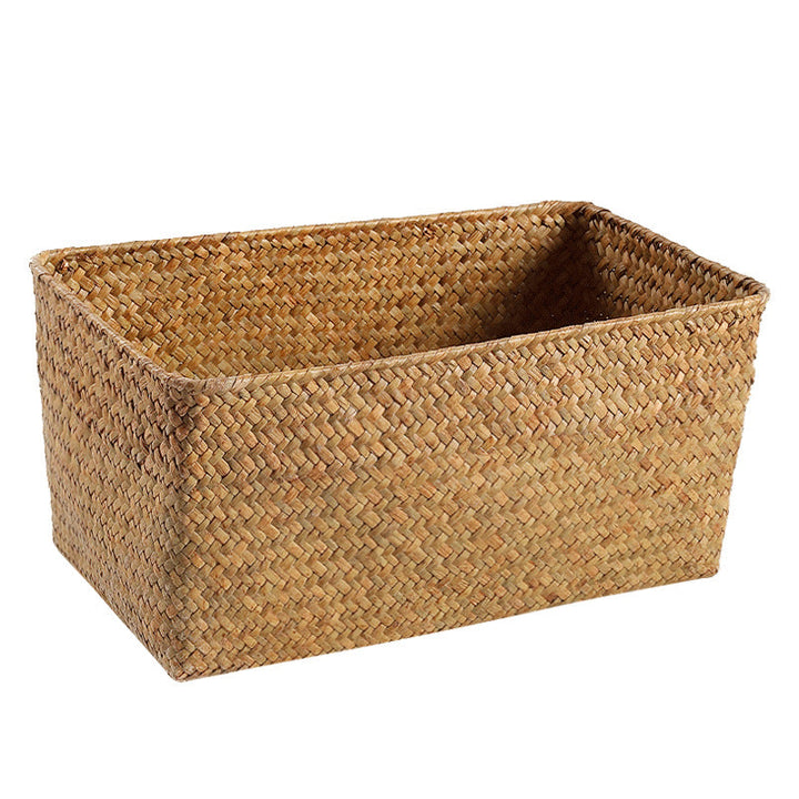 Rectangular Handwoven Storage Basket Kalsten