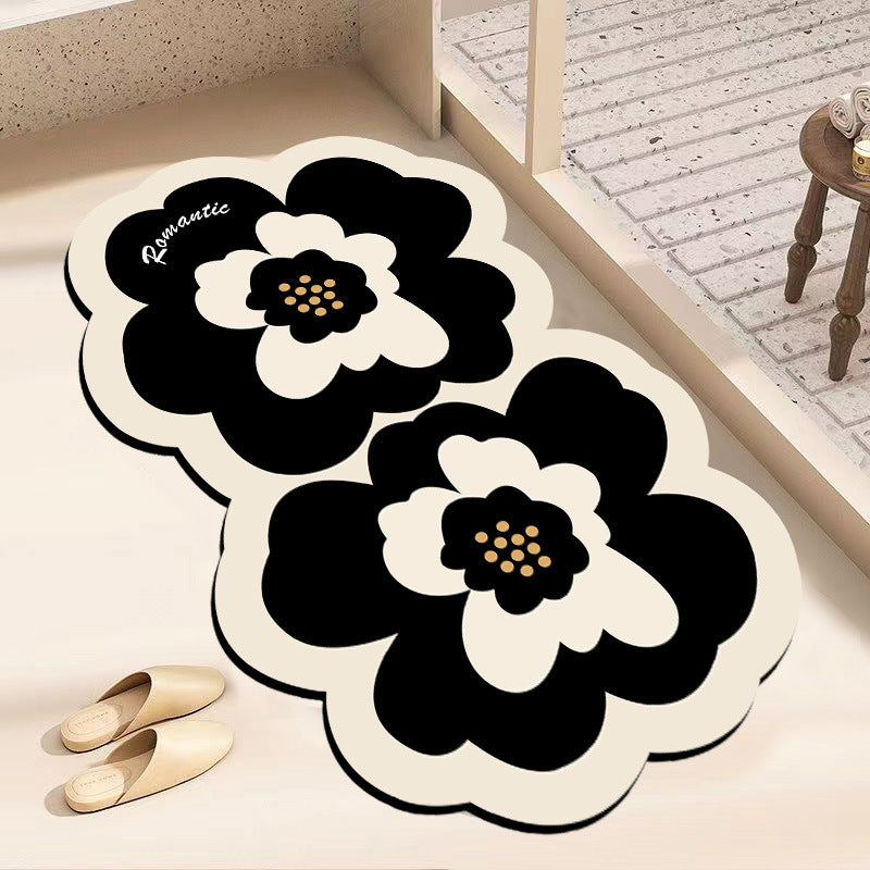 Decorative Flower-Shaped Floor Mat Kalsten