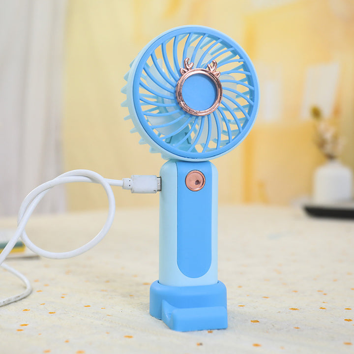 Ladies Portable Handheld Fan with Flexible Tilt Adjustment Kalsten