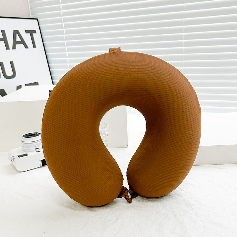 Unisex Travel Pillow with ergonomic design and breathable cover Kalsten