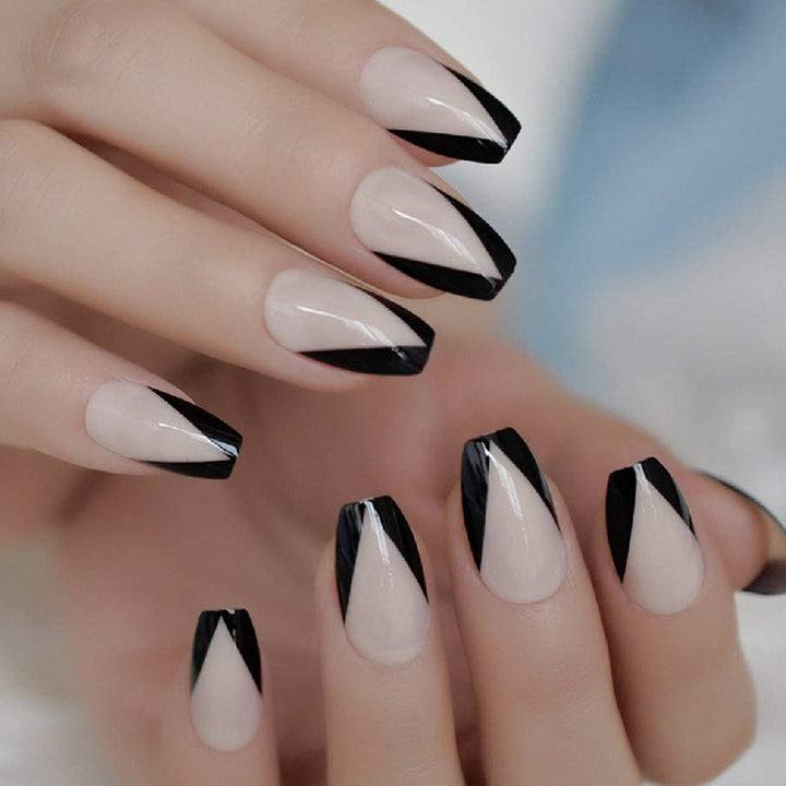Artistic Negative Space Press-On Nail Set