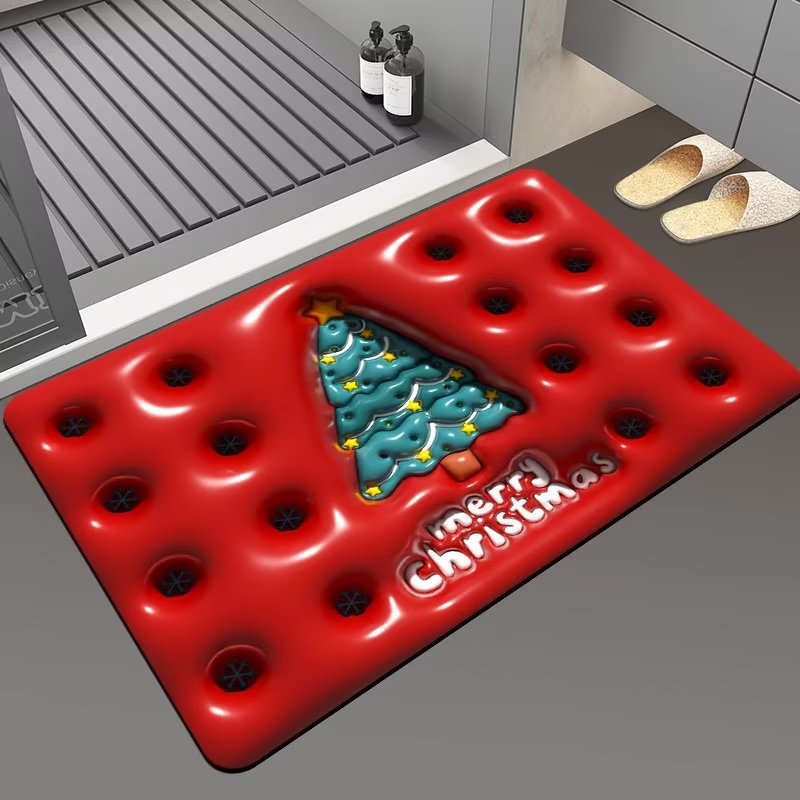 Christmas Themed Floor Mat Kalsten