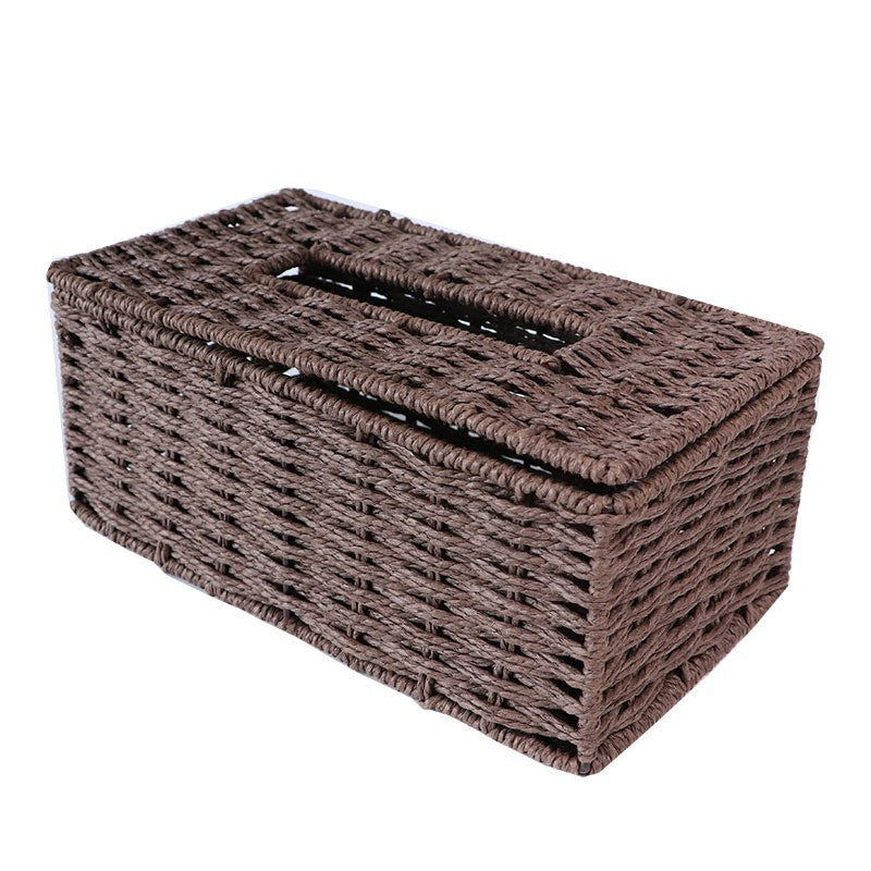 Ladies Storage Basket in Natural Woven Look Kalsten
