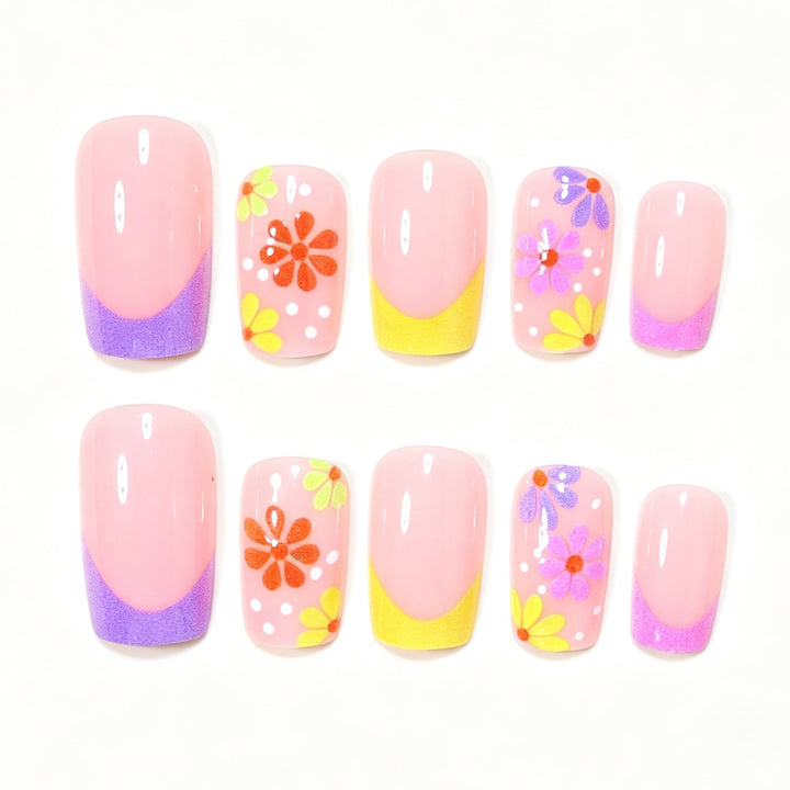 Decorative Floral Nail Art Design Kalsten