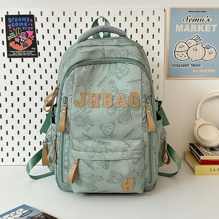 Multi-Functional Graphic Print Backpack