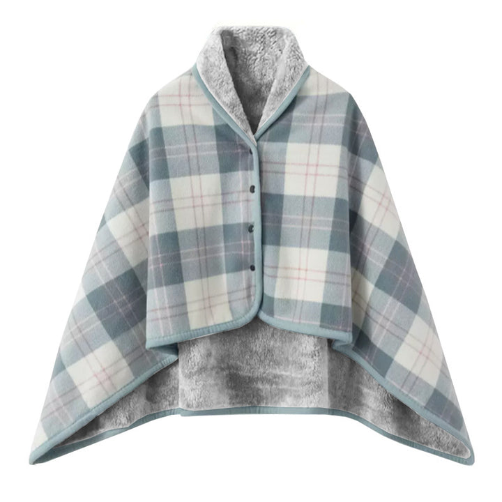 Ladies Cozy and Fashionable Blanket with Checkered Pattern Kalsten