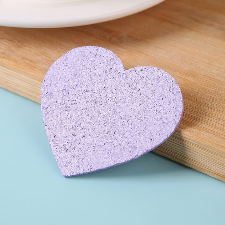 Heart-Shaped Exfoliating Sponge