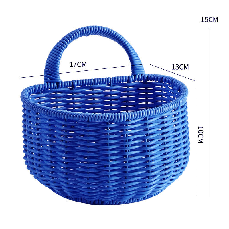 Chic Woven Storage Basket with Ergonomic Handle Kalsten