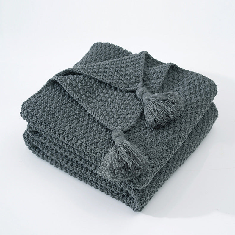 Cozy Woven Throw Blanket Kalsten