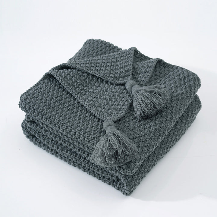Cozy Woven Throw Blanket Kalsten