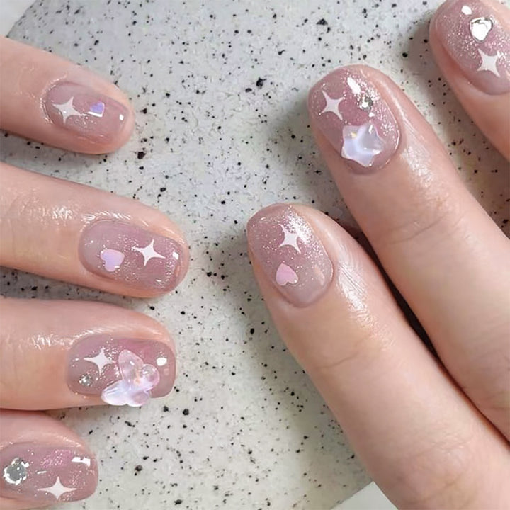 Artful Nail Art with Sparkling Accents Kalsten