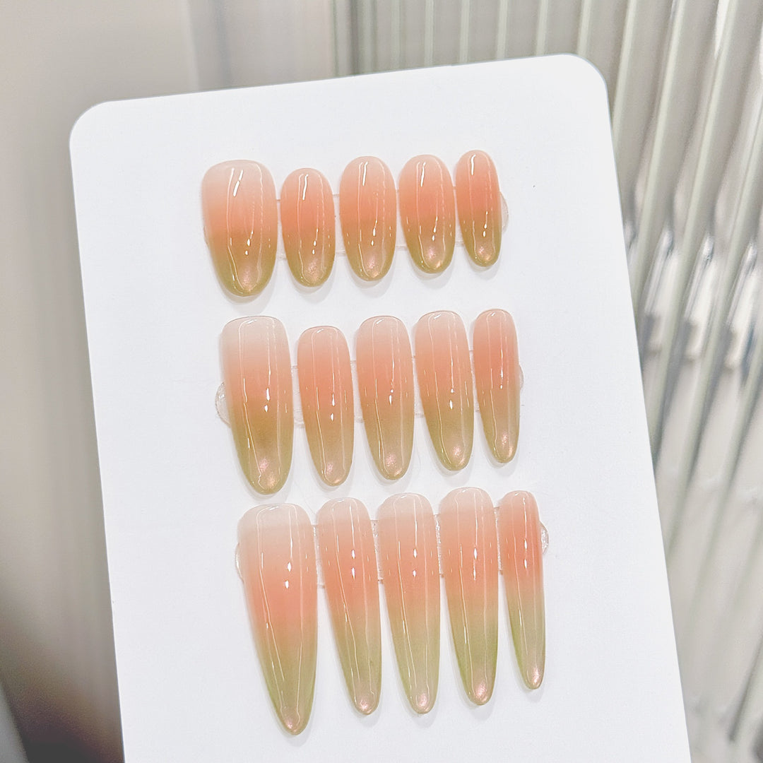Artistic Ombre Press-On Nail Set