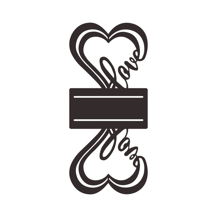 Heart-Shaped Decorative Bookends