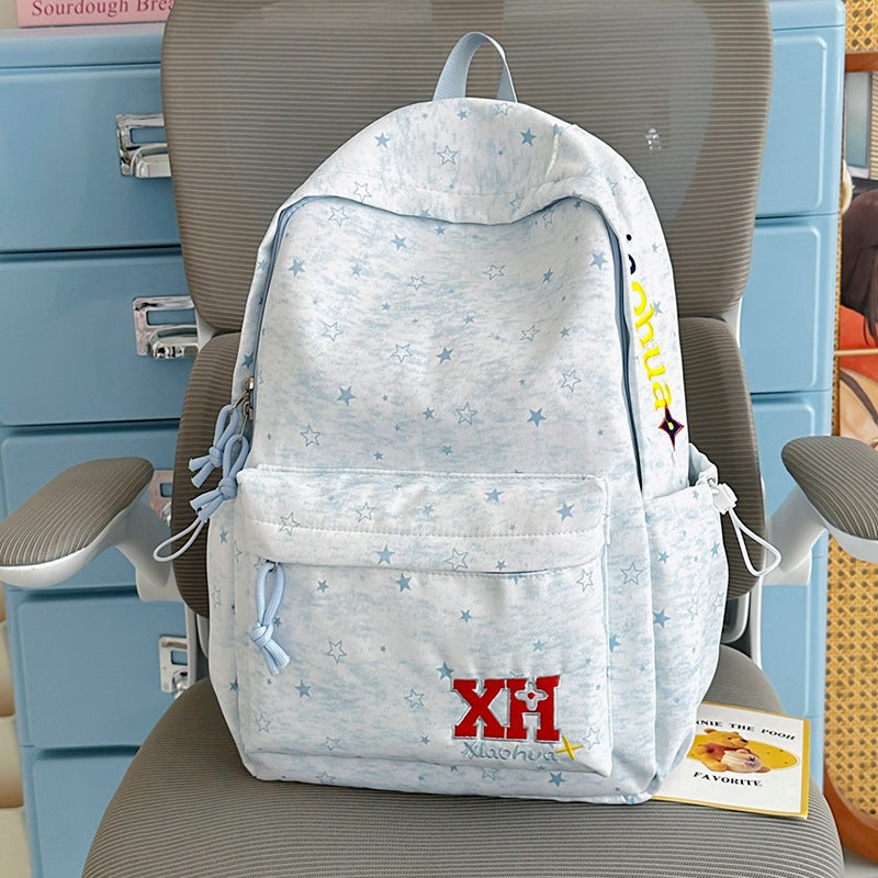 Casual Star-Embellished Backpack Kalsten 1791205546