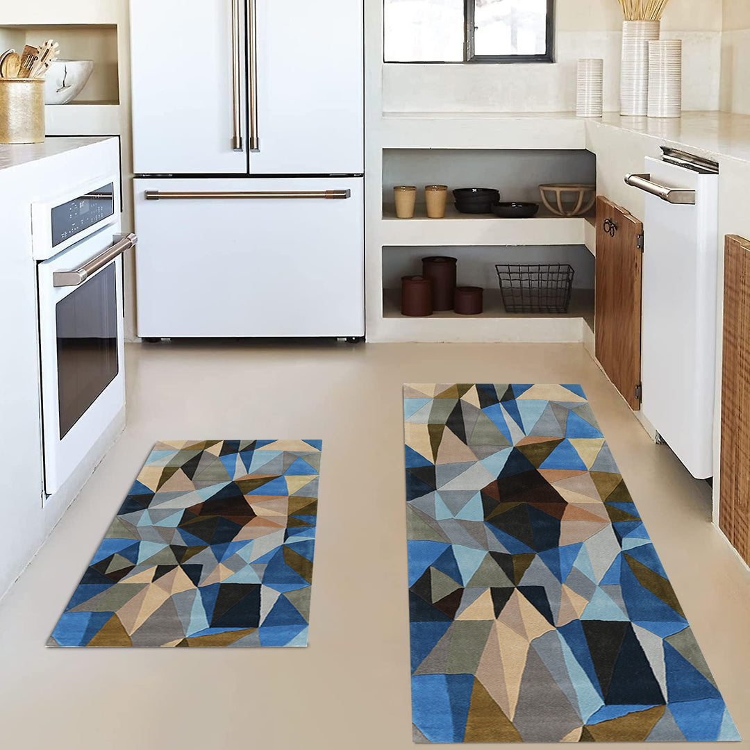 Vintage-Inspired Kitchen Mat Set Kalsten