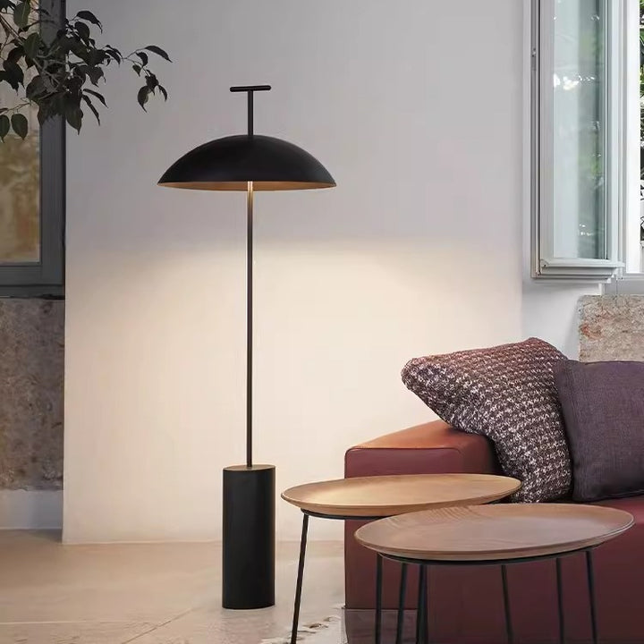 Modern Minimalist Floor Lamp with Cylindrical Base