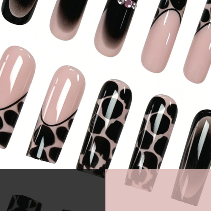 Creative 3D Leopard Print Acrylic Nail Art Extensions Kalsten