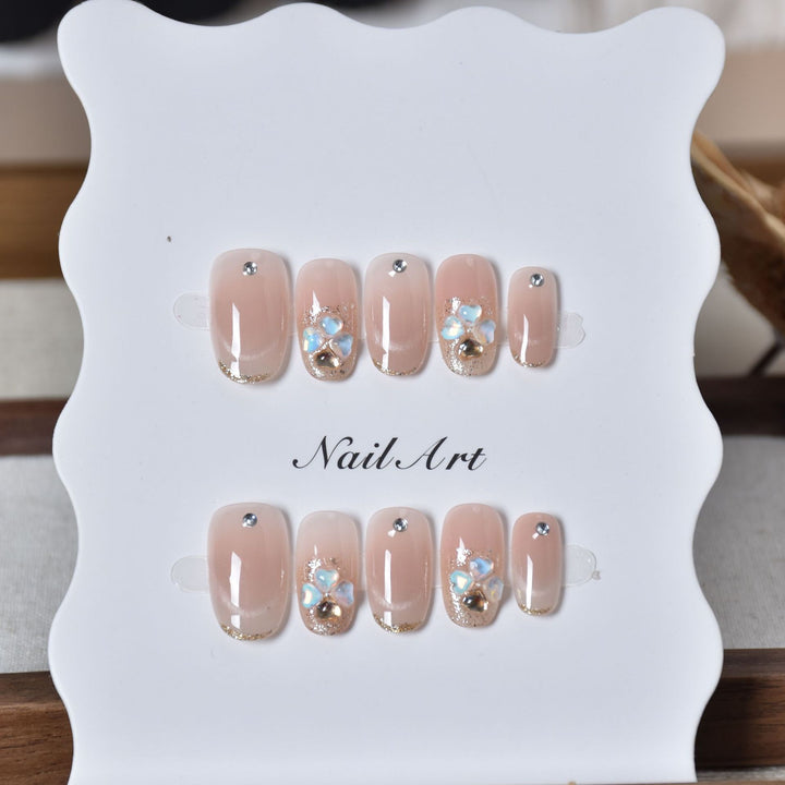Decorative Animal Print Press-On Nail Set Kalsten