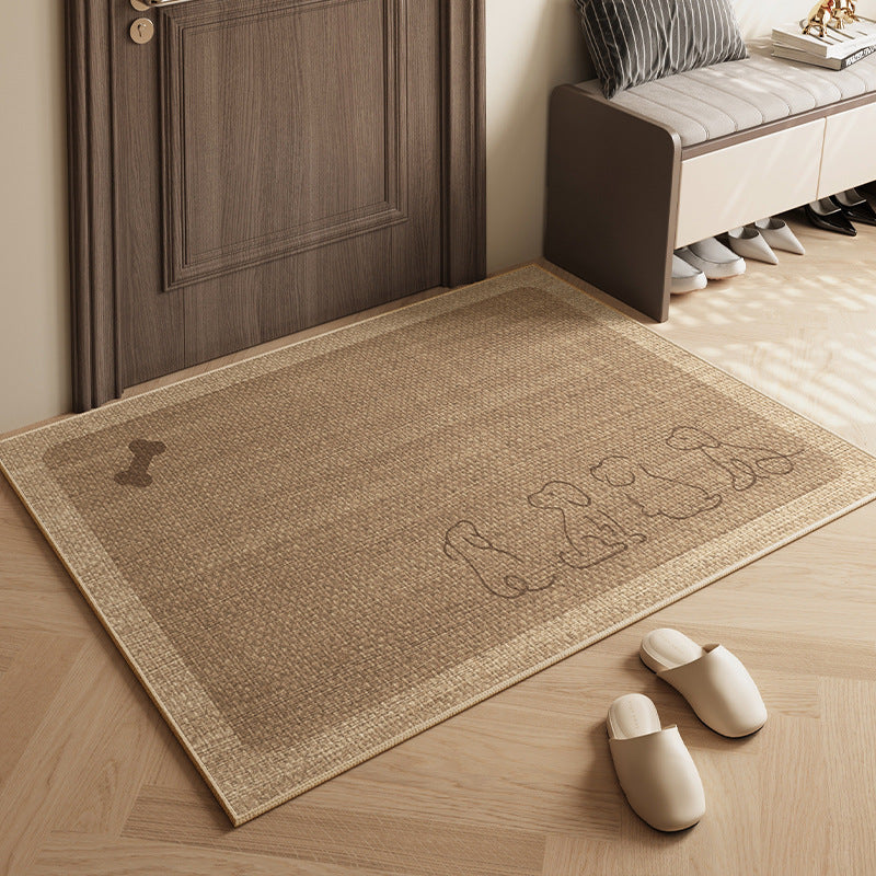 Playful Circus-Themed Door Mat