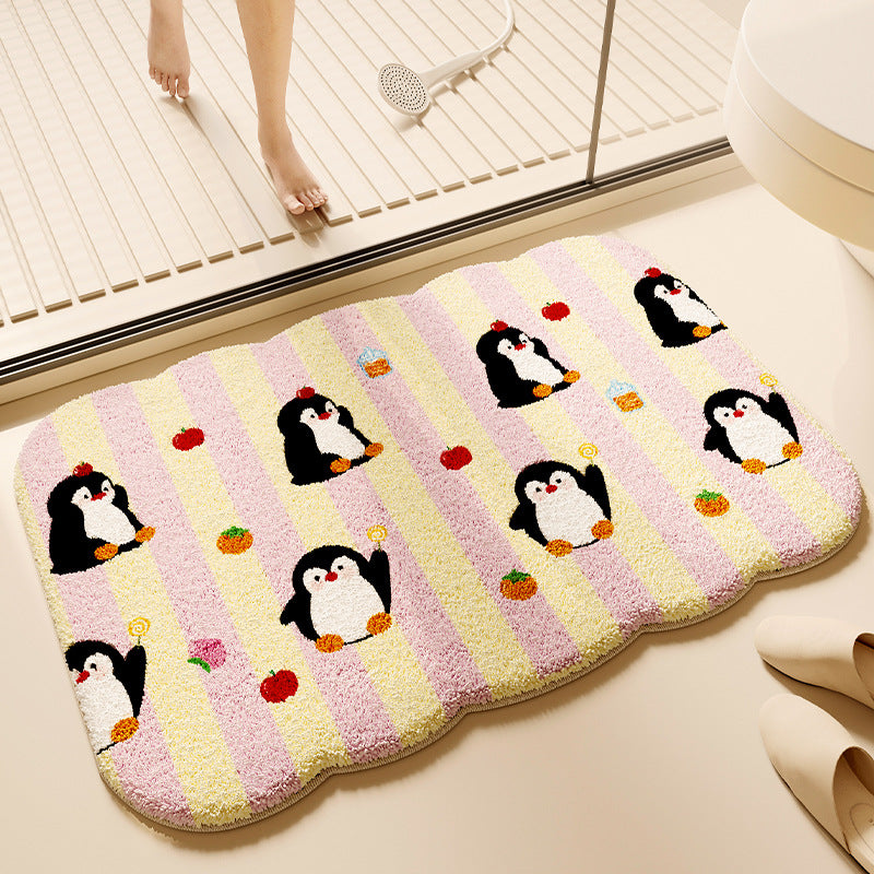 Fun Animal-Themed Bathroom Mat