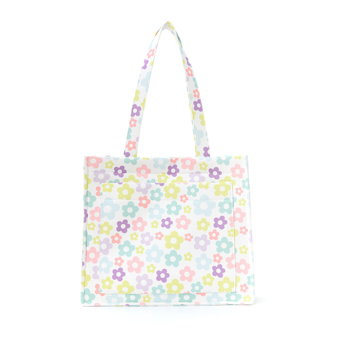 Trendy shopping bag with floral design Kalsten