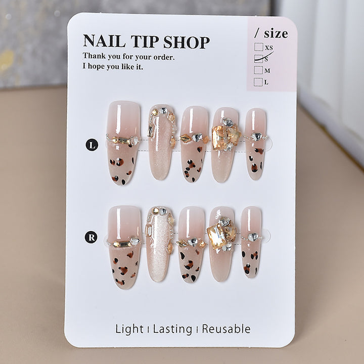 Decorative Animal Print Press-On Nail Set Kalsten