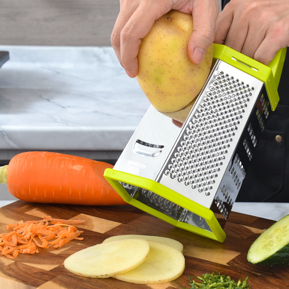 Multifunctional Stainless Steel Kitchen Grater with Non-Slip Handle Kalsten