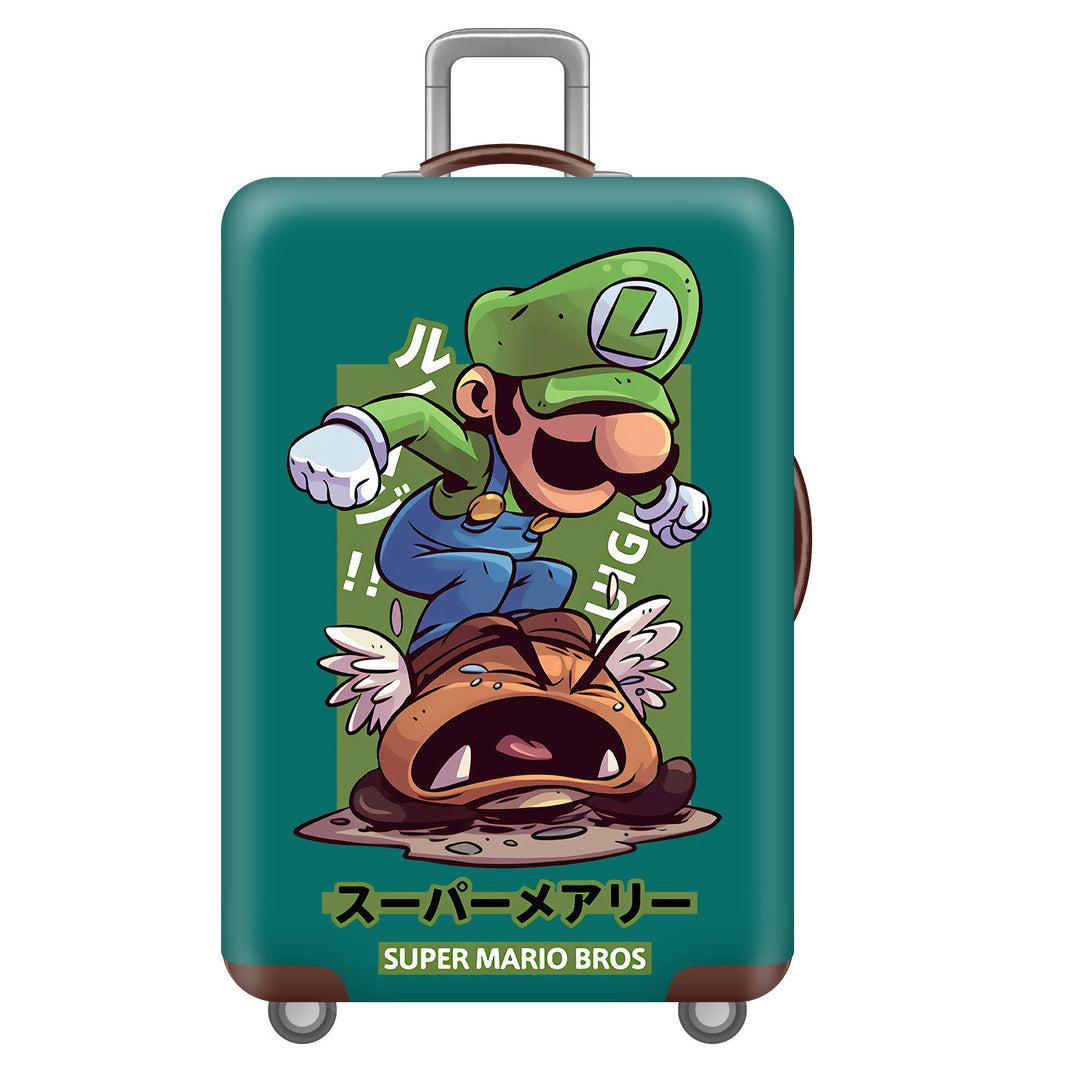 Unisex children's suitcase with reinforced hard shell, telescopic handle and Kuromi motif Kalsten