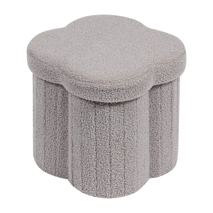 Plush Floral Storage Stool Kalsten