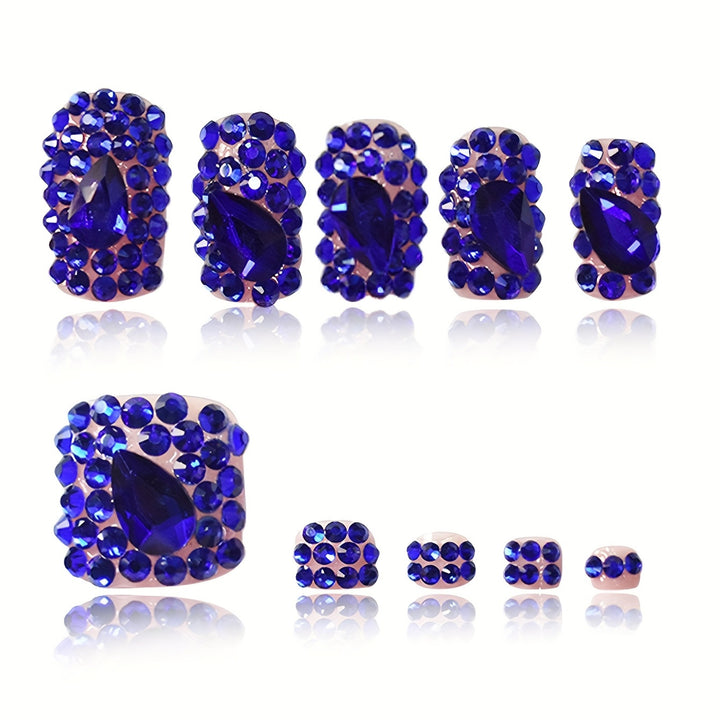 Glamorous Rhinestone Nail Art Kalsten