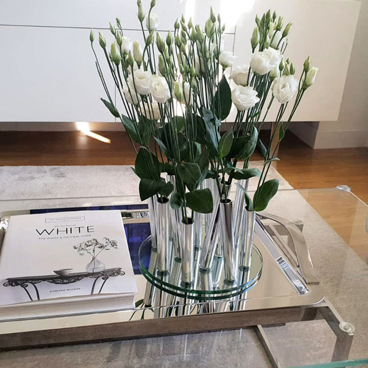 Contemporary Abstract Metal Vase