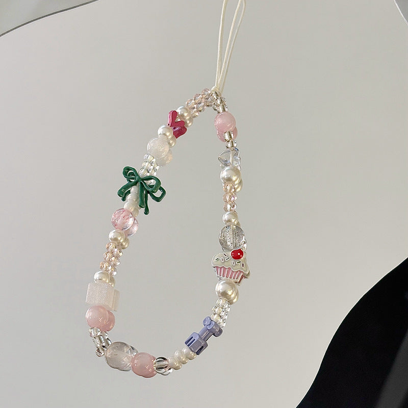 Playful Beaded Smartphone Charm Holder Kalsten